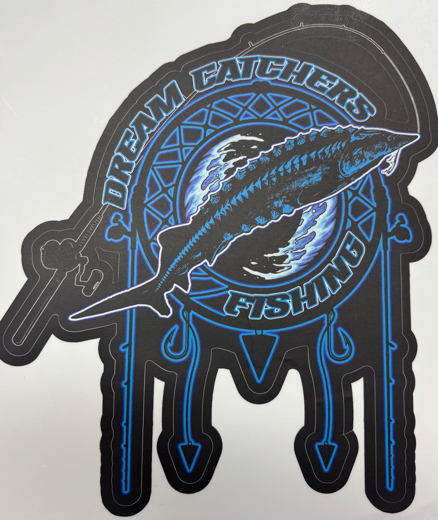 Dream Catchers Fishing Sticker